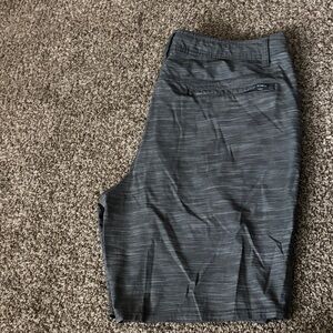 O'Neill Charcoal Striped Hybrid Shorts